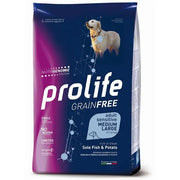 Prolife Dog Grain Free Sensitive Fish & Potato Cibo Secco Per Cani Adulti Taglia Media/Grande Sacco-2