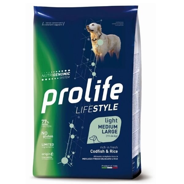PROLIFE DOG LIFE L COD 12KG-1