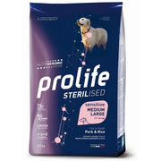 Prolife Dog Sterilised Sensitive Pork & Rice Cibo Secco Per Cani Adulti Sterilizzati Taglia Media/Gr-3