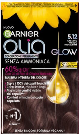 Garnier Olia Glow Colorazione Capelli 5.12 Castano Freddo-1