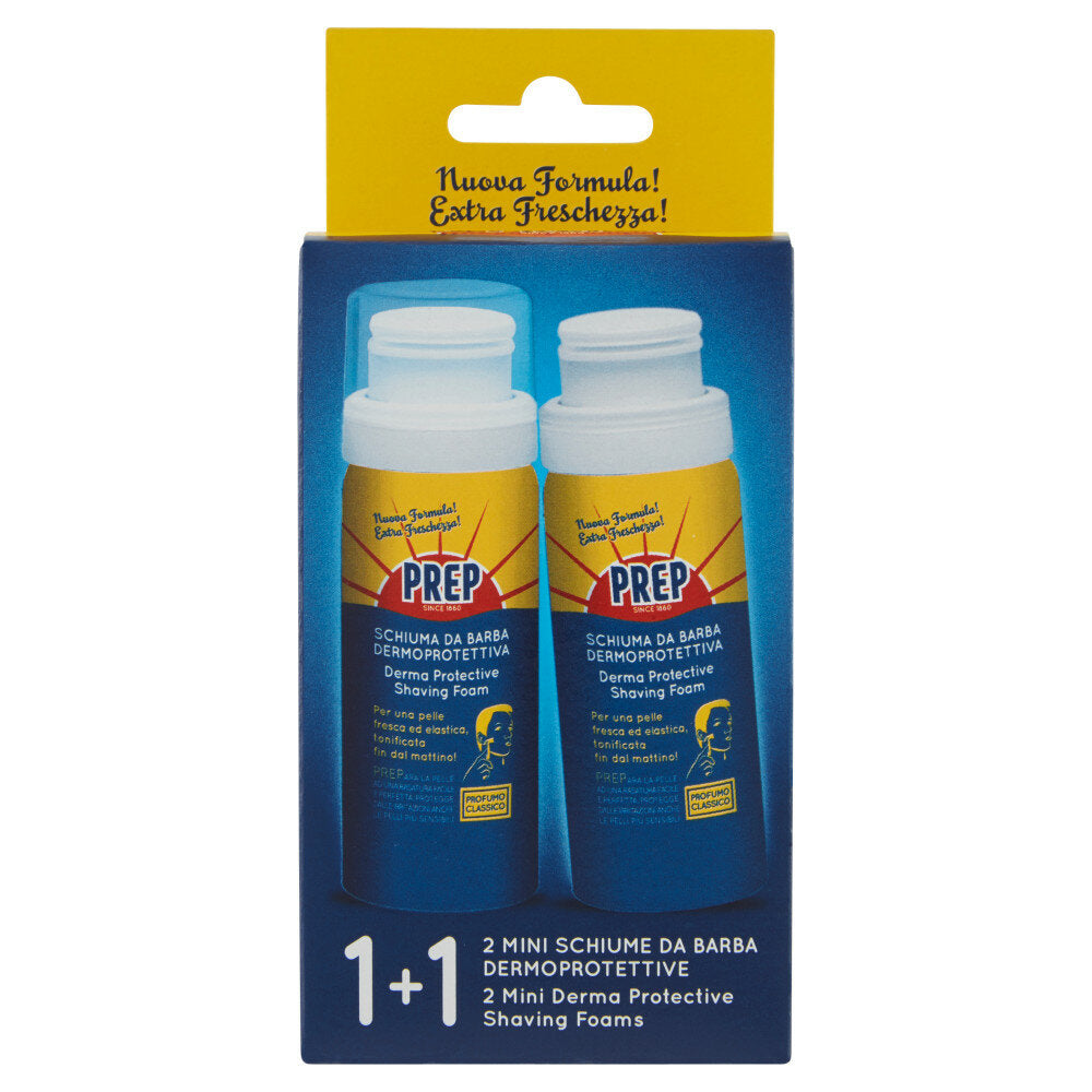 Prep Schiuma Da Barba Dermoprotettiva 2x50ml-1