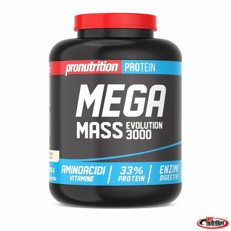 Pronutrition Mega Mass Evolution 3000 Gusto Vaniglia 2kg-1