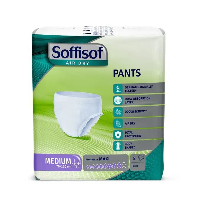 Soffisof Air Dry Pants Maxi mutandina assorbente taglia M 8 pezzi-2