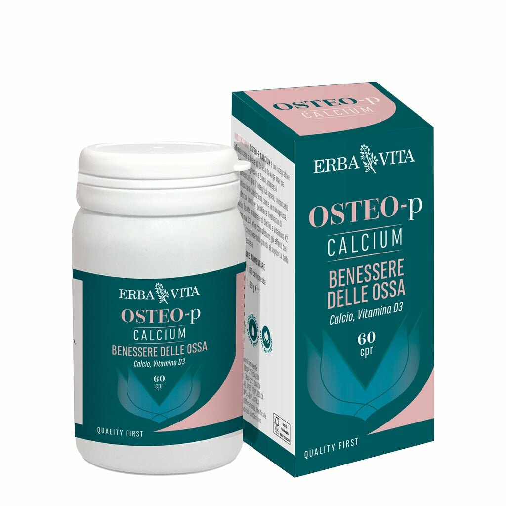Erba Vita Osteo-P Calcium Integratore 60 Compresse-1