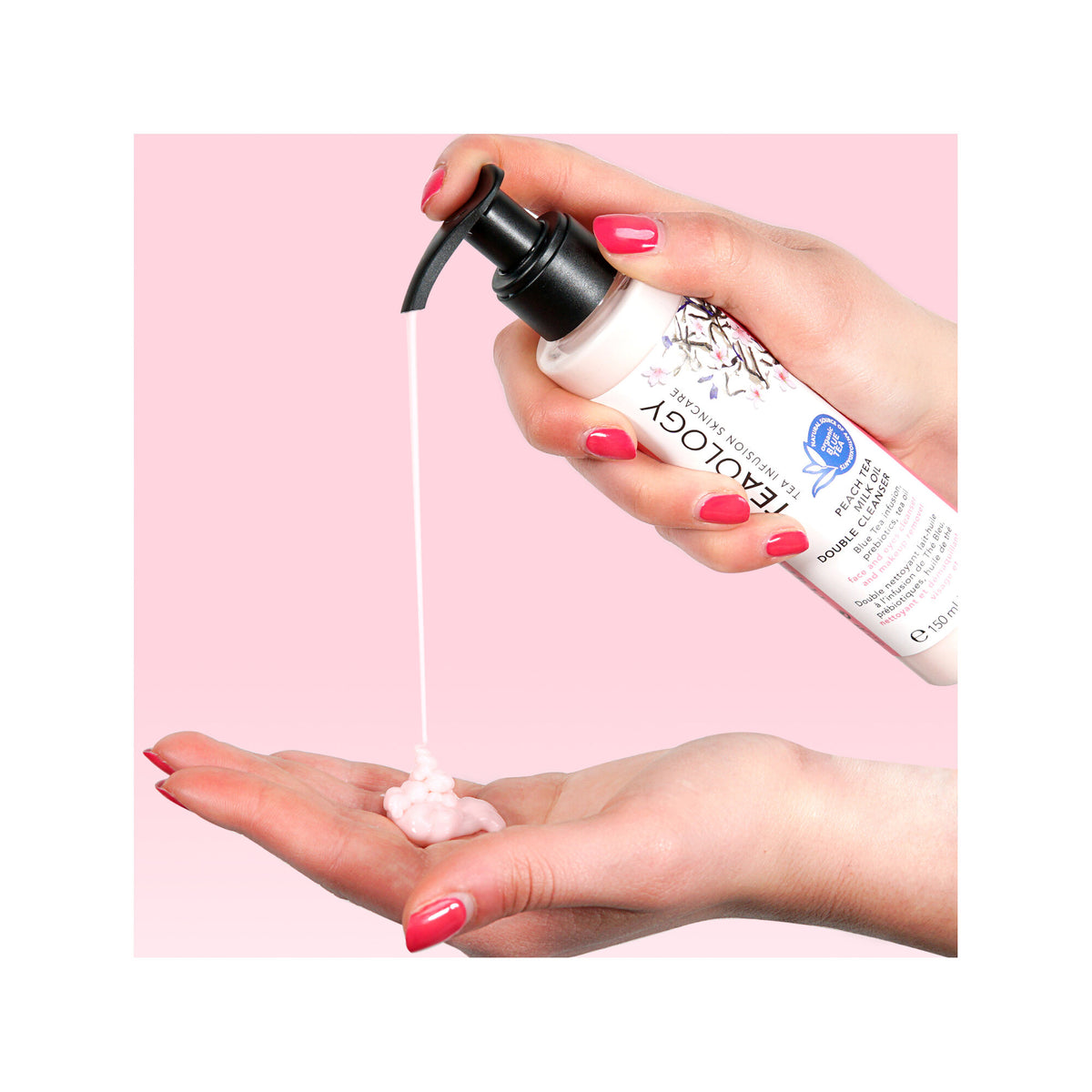 Teaology Peach Tea Milk-To-Oil Double Cleanser 150ml-2