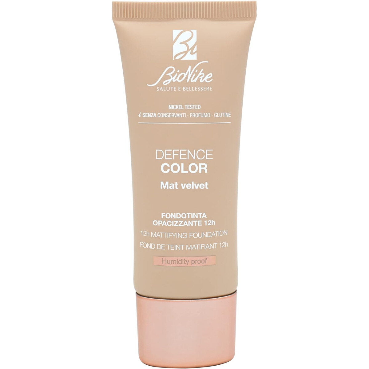 Bionike Defence Color Mat Velvet Fondotinta N. 406 Miel Cannelle 30ml-3