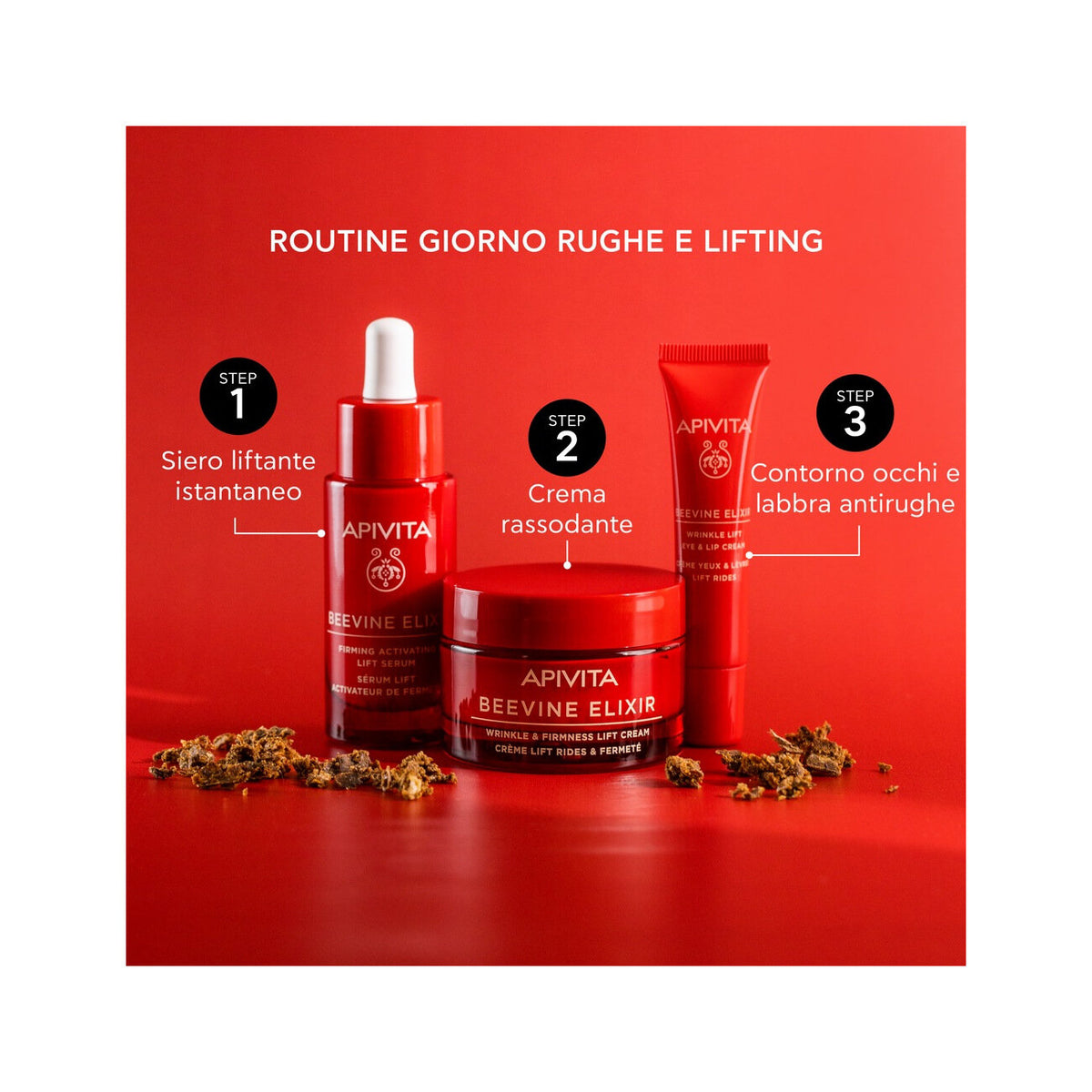 Apivita Beevine Elixir Crema Anti-Rughe Rassodante Liftante Texture Leggera 50ml-5