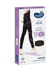 Sauber Linea Jolie Leggings Emana 70 Den Nero Taglia M-2