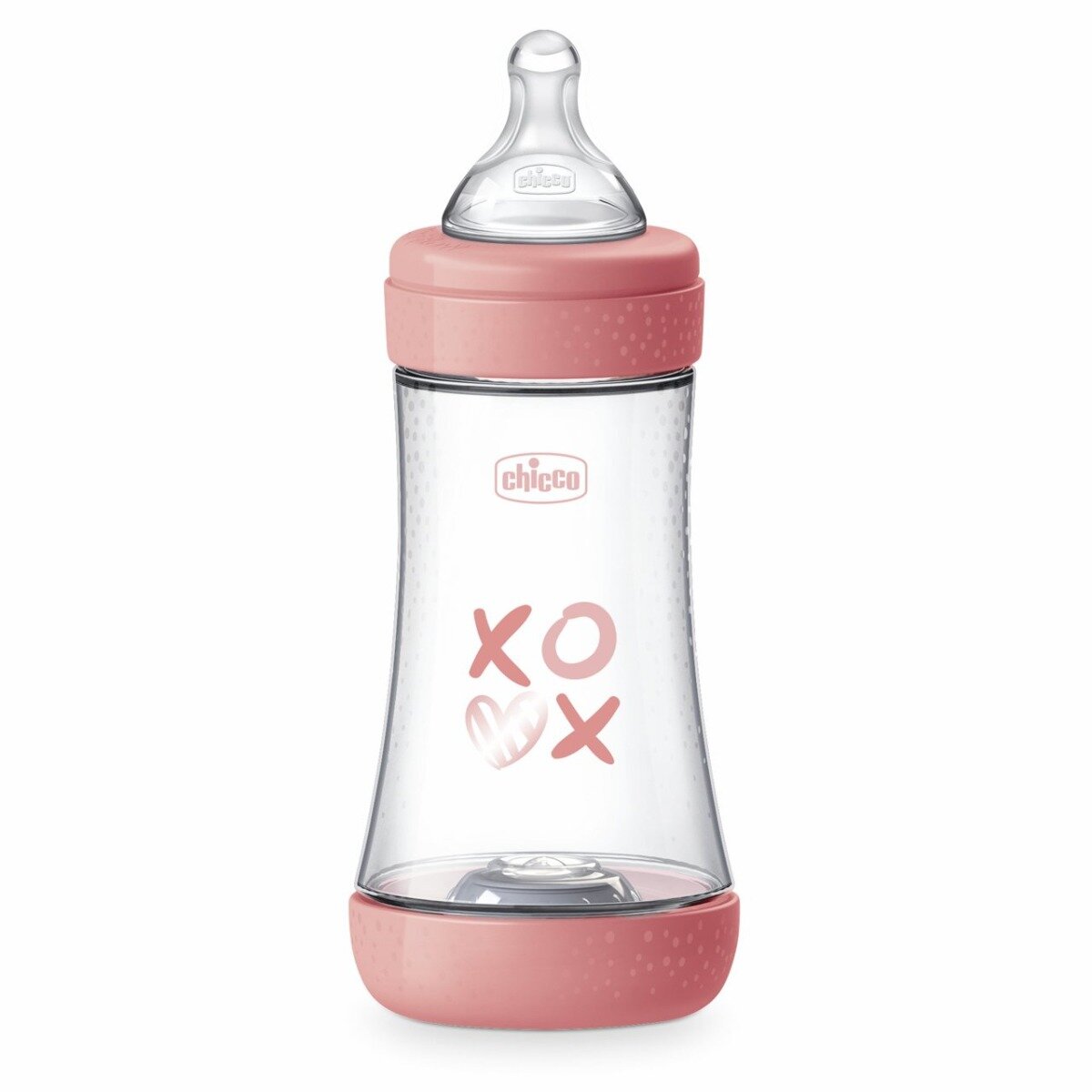 Chicco Biberon Neonato Perfect 5 Biberon Rosa Flusso Medio 240 ml 2Mesi+-6