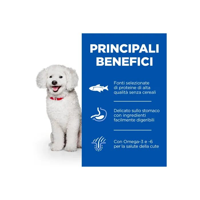 Hill's Science Plan Hypoallergenic Al Salmone Cibo Secco Cani Adulti Taglia Small Sacco 6kg-11