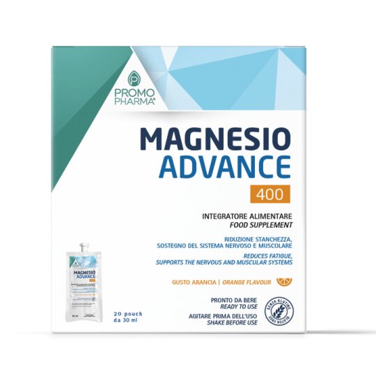 Promopharma Magnesio Advance 400 20 Pouch da 30ml-1