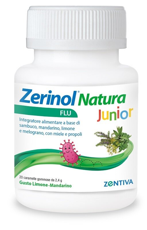 Zerinol Natura Flu Junior 20 Caramelle-1