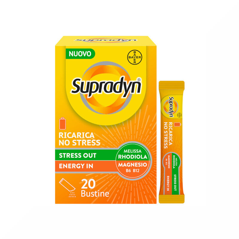 Supradyn Ricarica No Stress Integratore Vitamine e Magnesio contro la Stanchezza da Stress 20 Buste-2