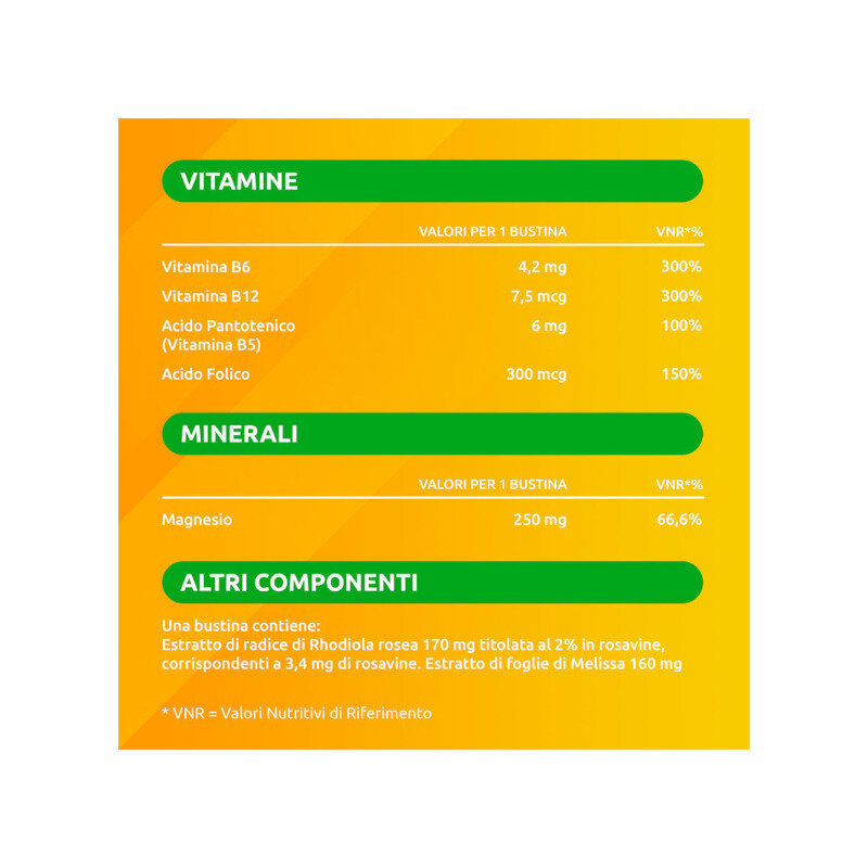 Supradyn Ricarica No Stress Integratore Vitamine e Magnesio contro la Stanchezza da Stress 20 Buste-9