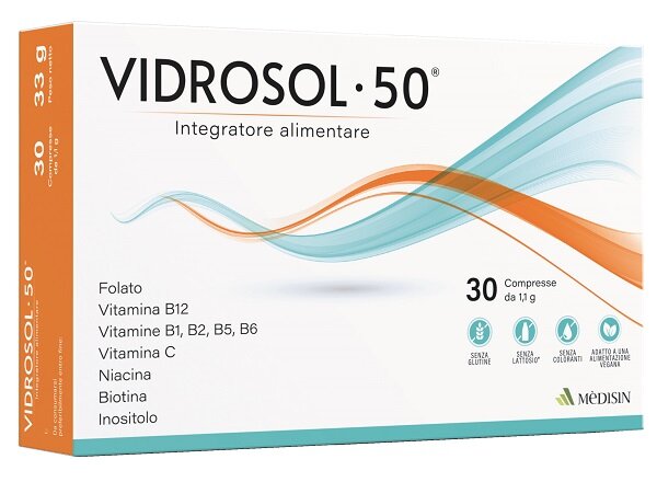 Medisin Vidrosol 50 Integratore Alimentare 30 Compresse-1