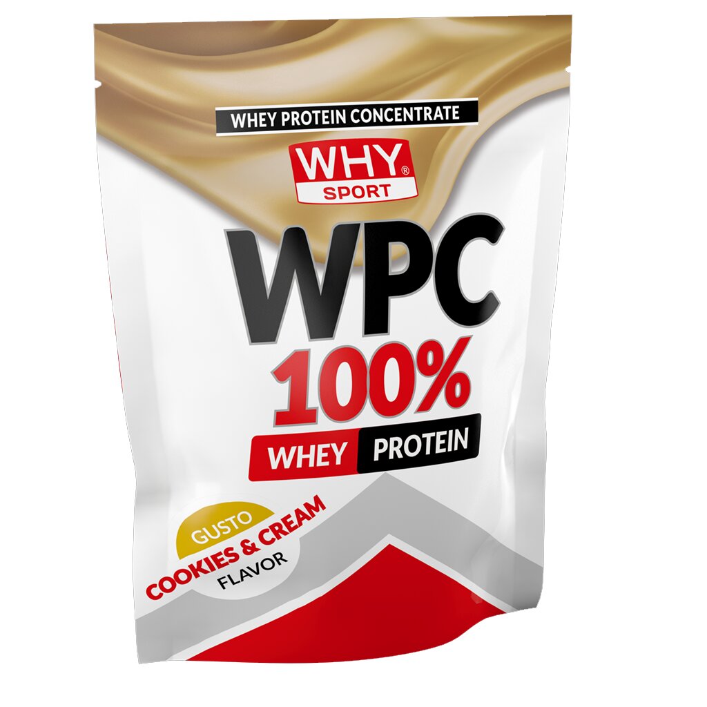 Why Sport WPC 100% Whey Gusto Cookies & Cream 1kg-1