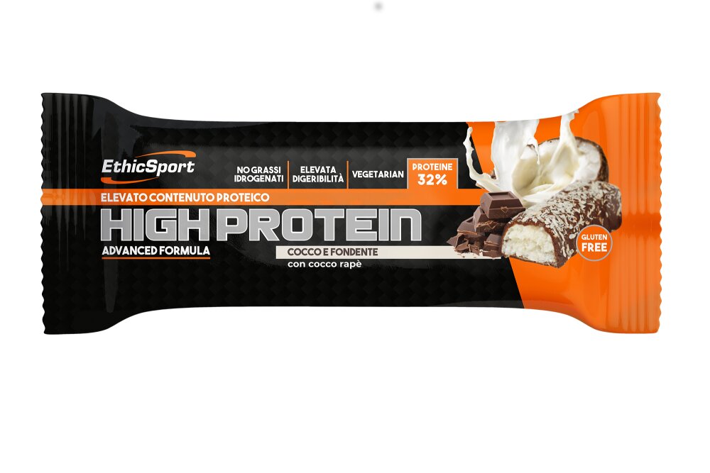 Ethic Sport High Protein Barretta Proteica Cocco  45g-1