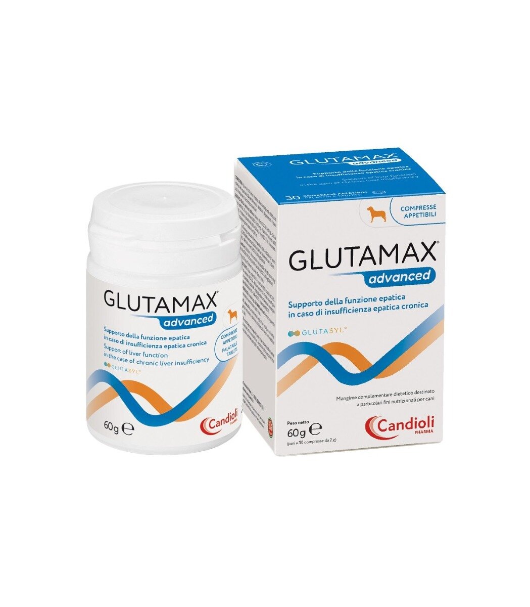 Candioli Glutamax Advanced Pasta Mangime Complementare Per Cani/Gatti 30 Compresse-2