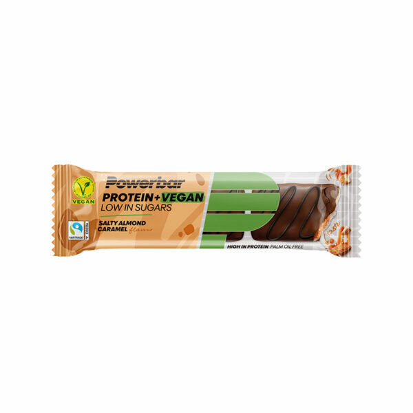 Powerbar Protein + Vegan Barretta Proteica Caramello/Mandorle Salate 42g-1