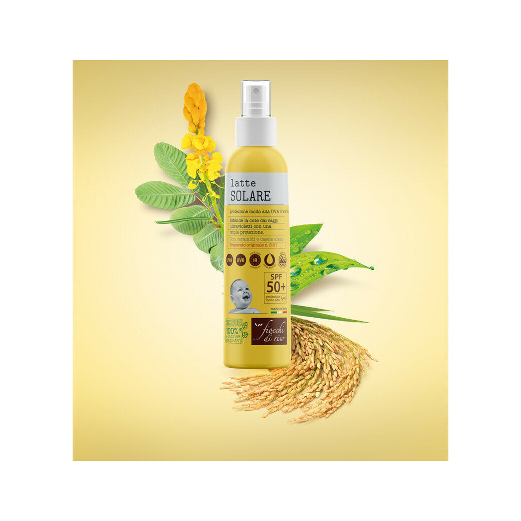 Fiocchi Di Riso Latte Solare Per Bambini 140ml SPF50+-2