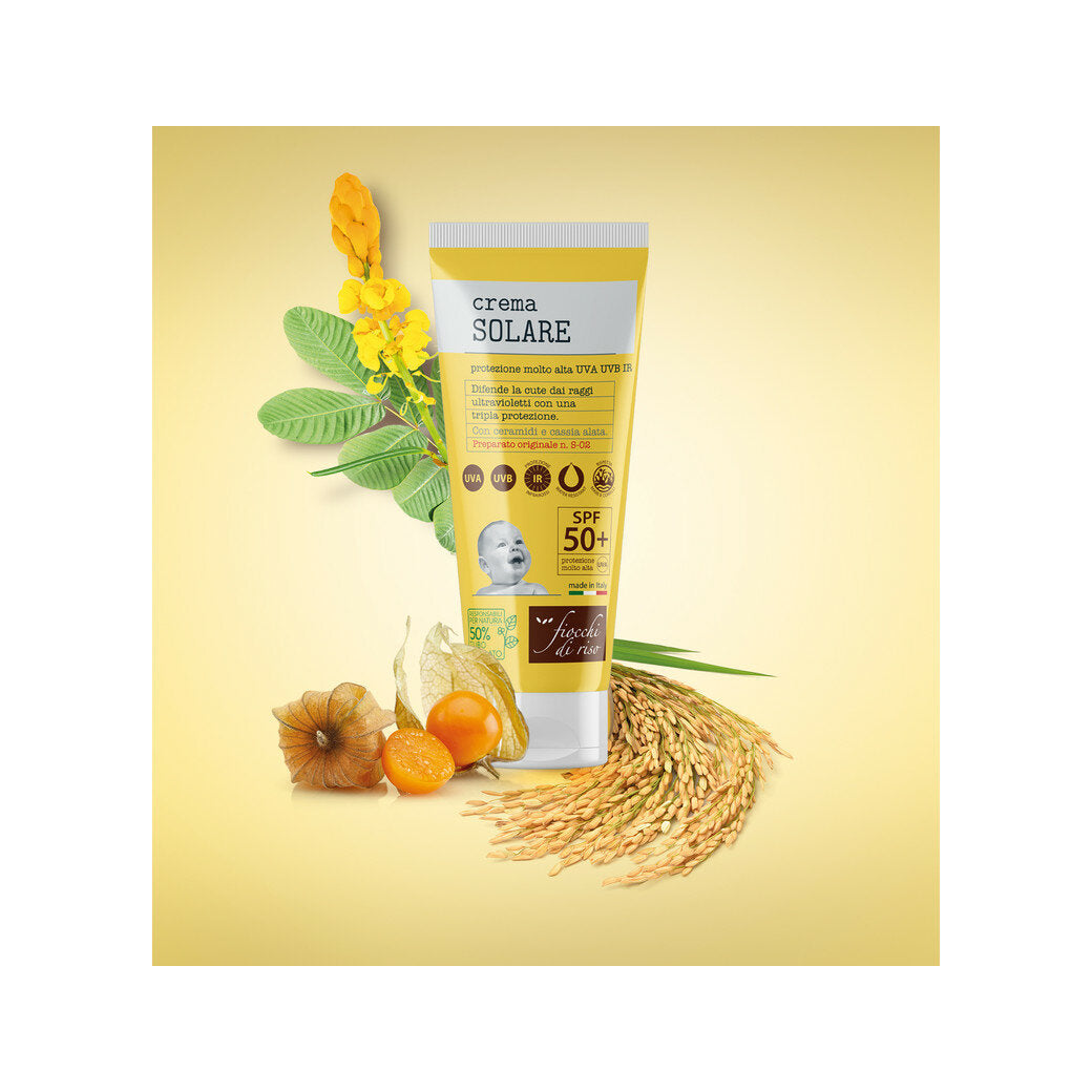 Fiocchi Di Riso Crema Solare Per Bambini 100ml SPF50+-3