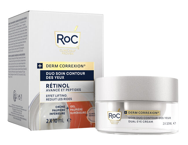 RoC Derm Correxion Crema Contorno Occhi Doppia Azione 2x10ml-1