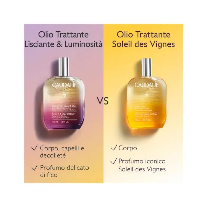 Caudalie Olio Trattante Lisciante Luminosità Corpo/Capelli /Decolleté 100ml-8