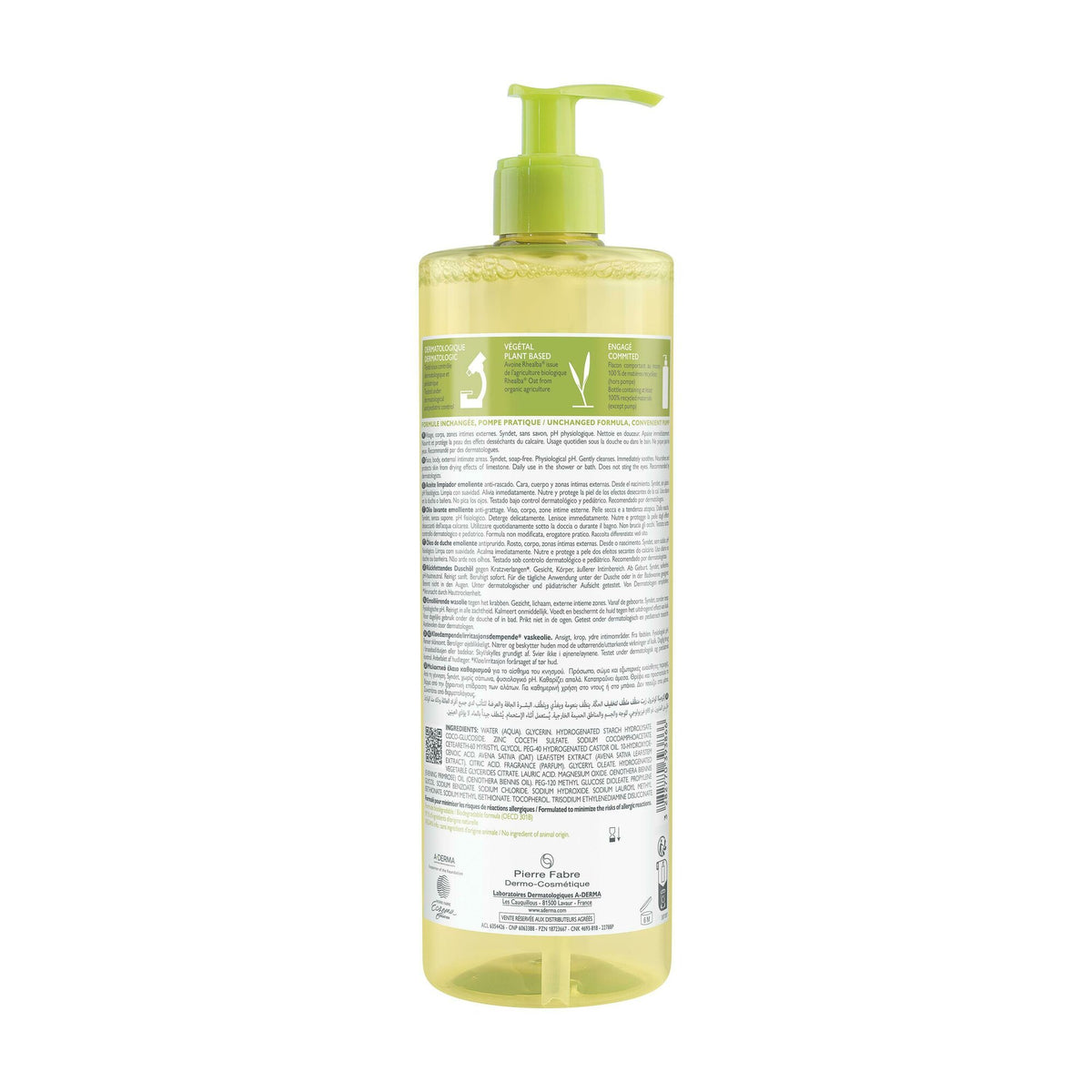 A-Derma Exomega Control Olio Lavante Emolliente Anti-grattage 750ml-7