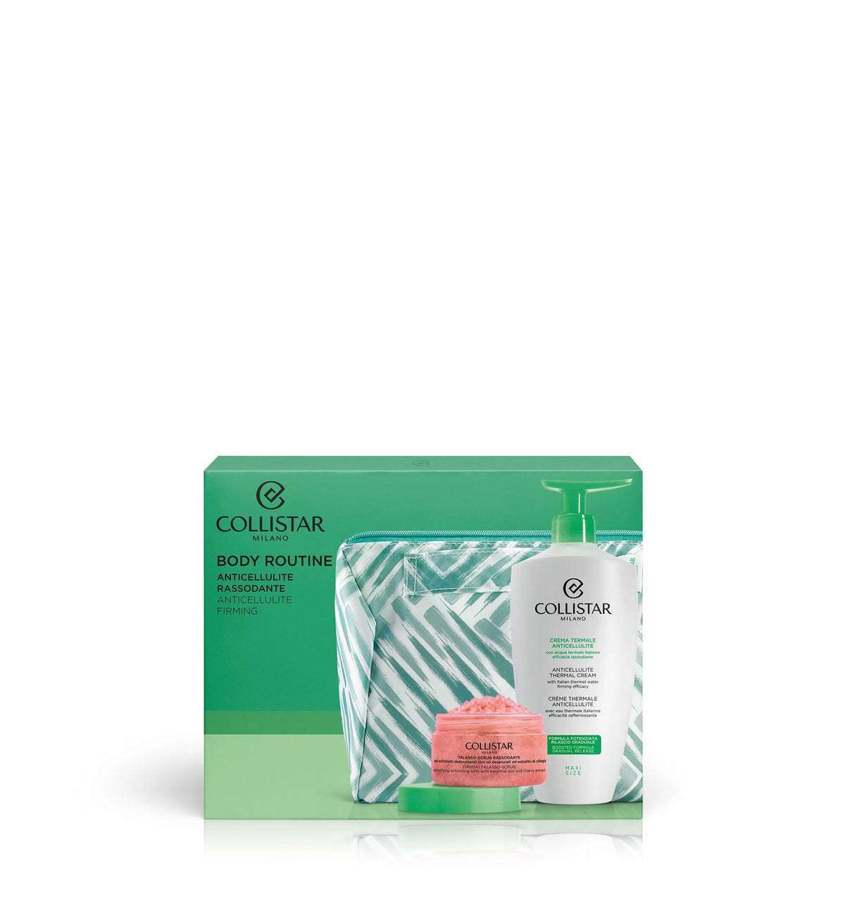 Collistar Cofanetto Corpo Crema Anticellulite 400ml+Talasso Scrub Rassodante 150g+Pochette-4