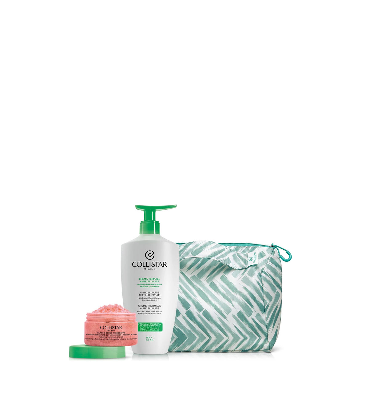 Collistar Cofanetto Corpo Crema Anticellulite 400ml+Talasso Scrub Rassodante 150g+Pochette-3