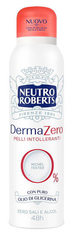 Neutro Roberts Deodorante Spray Dermazero Ipoallergenico Nichel Tested Zero Sali di Alluminio Zero Alcol 150ml-1