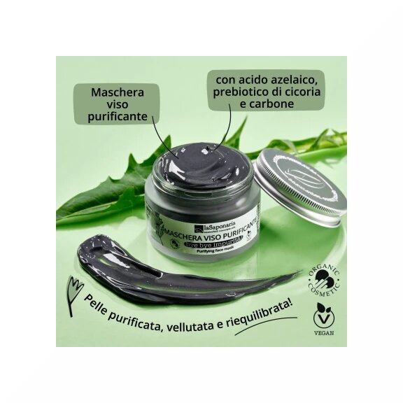 La Saponaria Maschera Viso Purificante 50ml-3