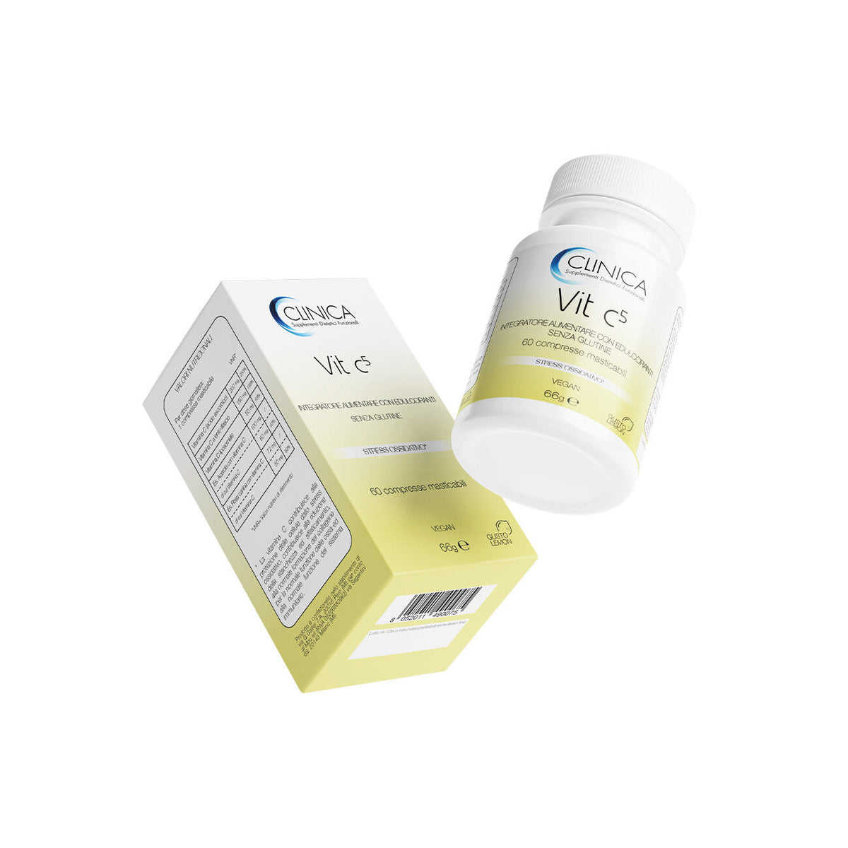Clinica Vit C5 60 Compresse Masticabili – 2 Mesi Di Trattamento-3