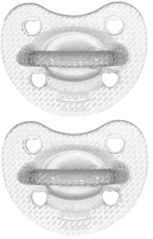 Chicco Gommotto Silicone Crystal 2-6 Mesi 2 Pezzi-1