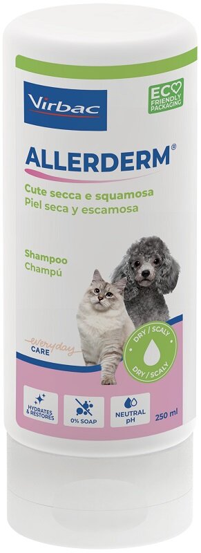 Virbac Allerderm Shampoo Cute Secca e Squamosa Cane & Gatto 250ml-1
