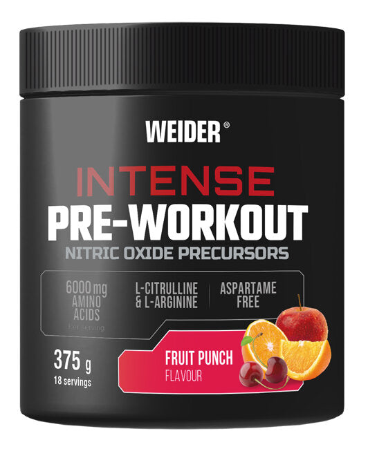 Weider Intense Pre-Workout Gusto Fruit Punch 375g-1