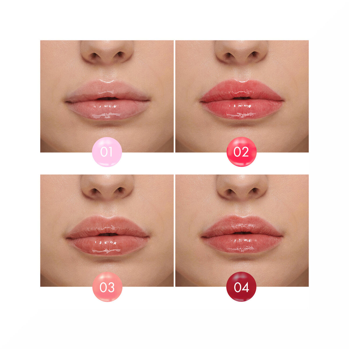 Goovi Melty Lips Lip Oil 02 Glassy Red-1