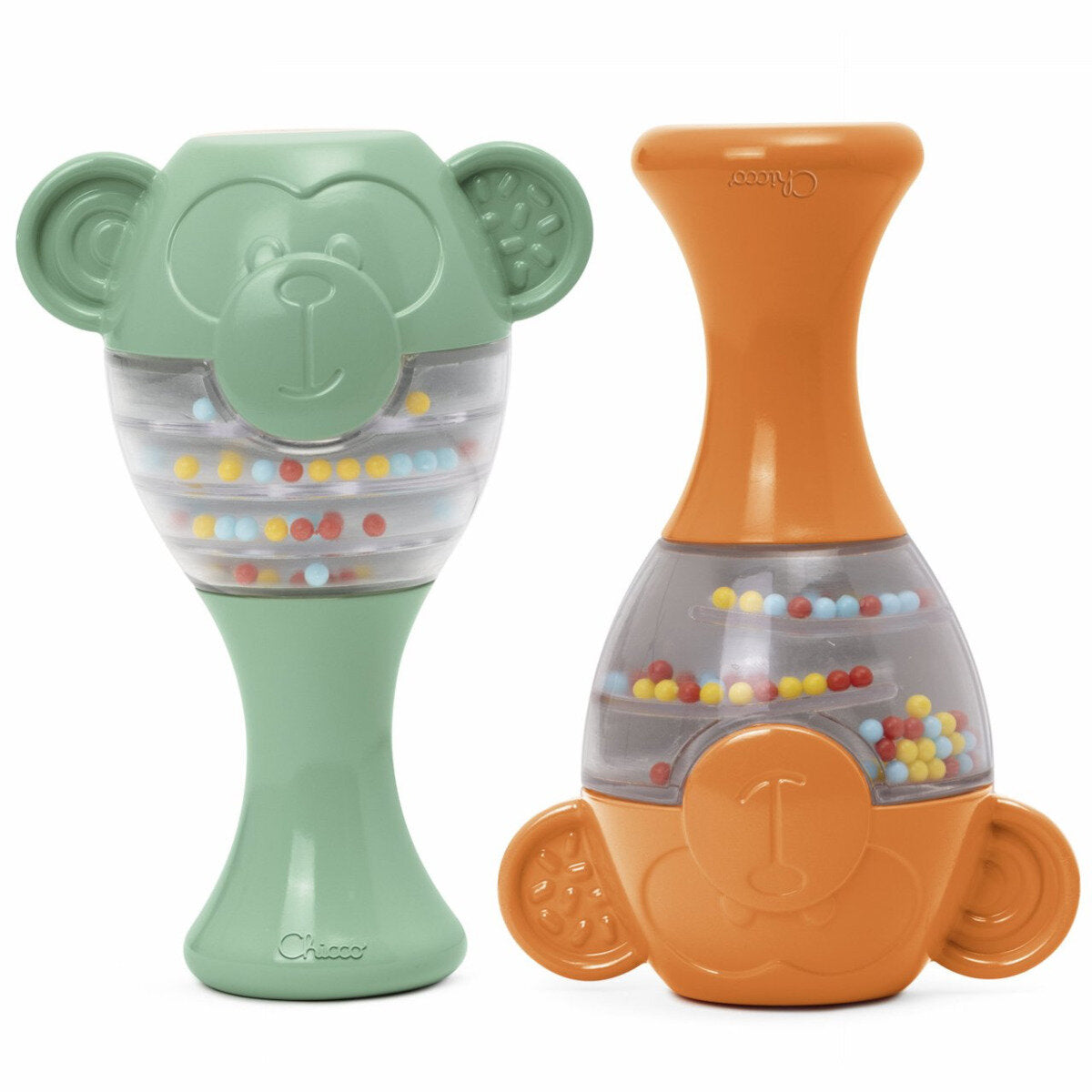 Chicco Eco+ 6-36 Mesi Maracas Scimmie 2 Pezzi-1