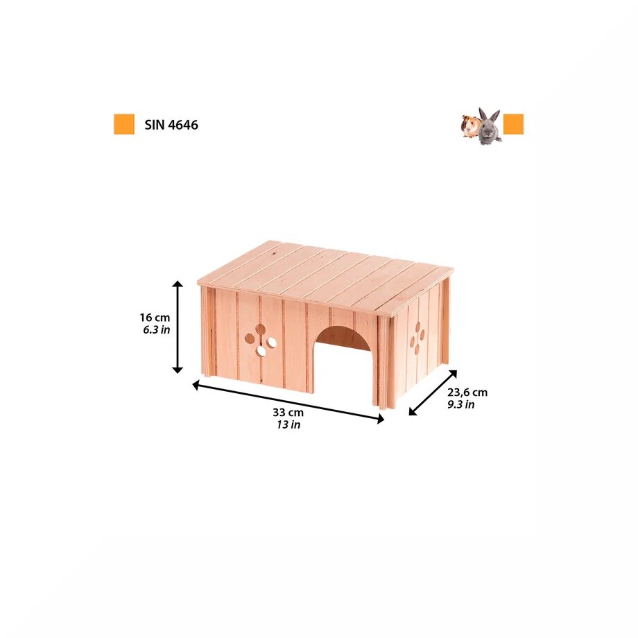 Ferplast Casetta Per Conigli Large SIN 4646-2