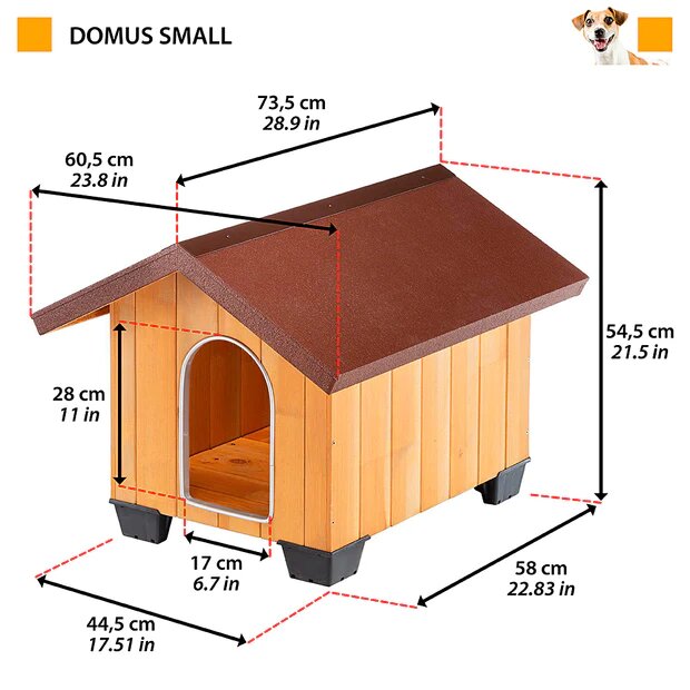Ferplast Domus Cuccia In Legno Di Pino Nordico Small-9