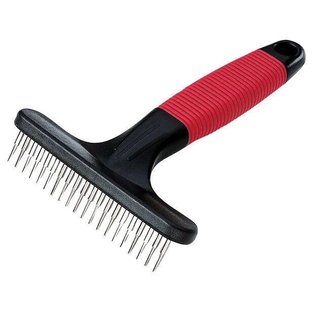 Ferplast GRO 5872 Pettine A Rastrello Con Denti Rotanti Per Cani Pelo Medio E Lungo-2