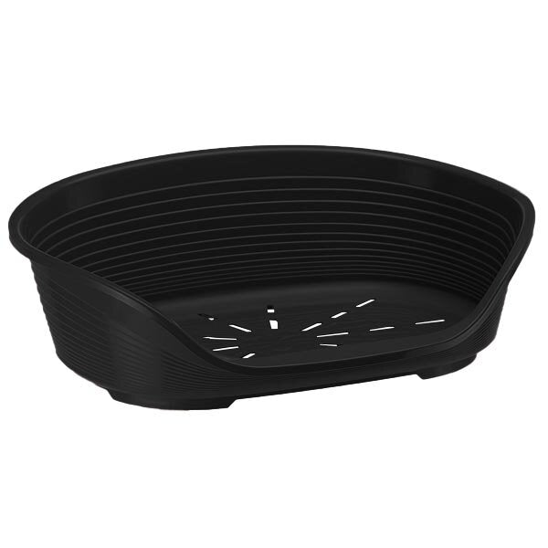 Ferplast Siesta Deluxe Cuccia Cani/Gatti in Plastica Nera Misura 4-1