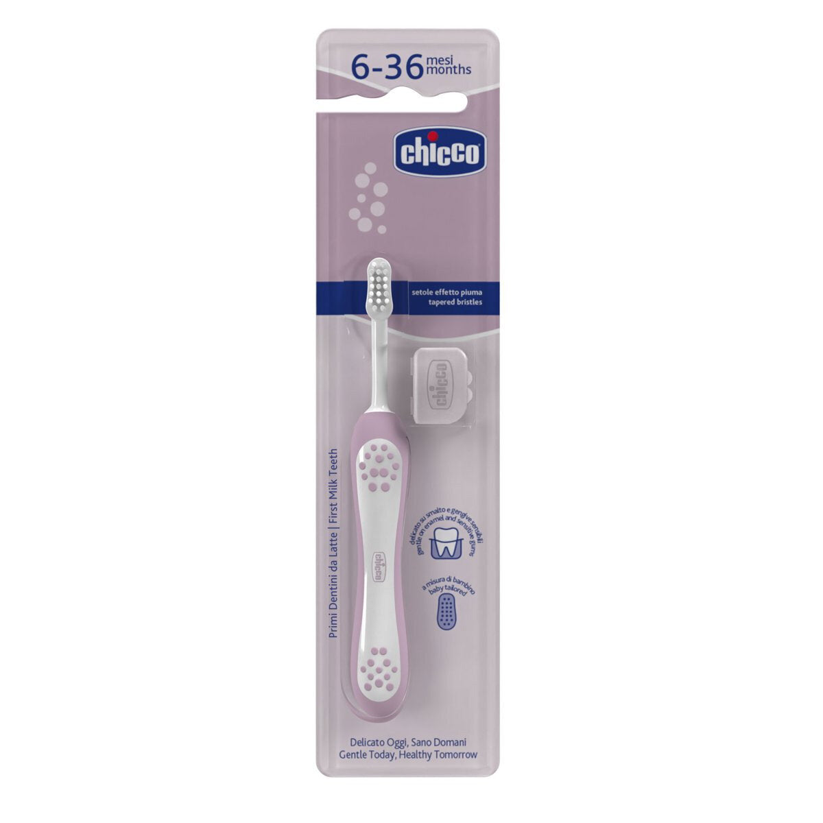 Chicco Spazzolino Primi Denti 6-36 Mesi Lilla 1 Pezzo-6