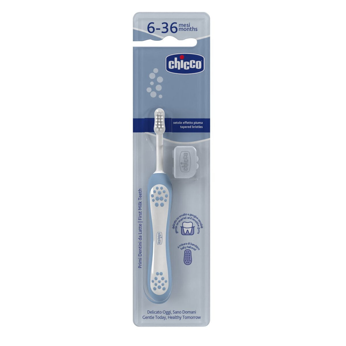 Chicco Spazzolino Primi Denti 6-36 Mesi Indigo 1 Pezzo-6