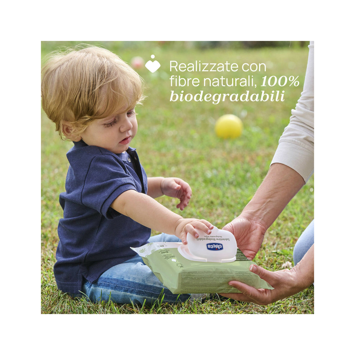 Chicco Salviettine Biodegradabili 60 Pezzi-2