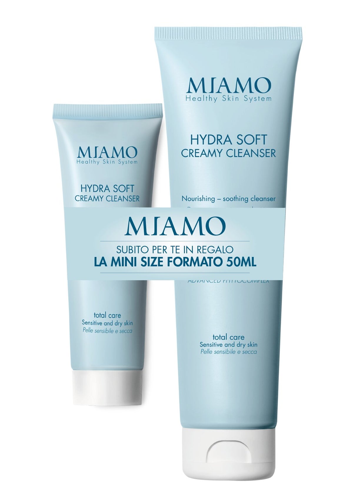 Miamo Hydra Soft Creamy Cleanser Crema Detergente Viso 150ml + 50ml-1