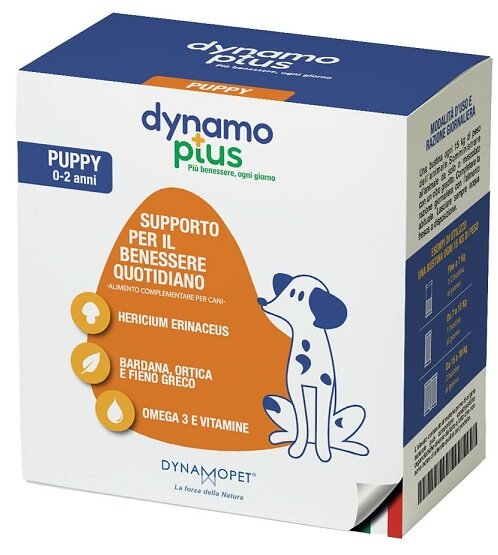 Dynamoplus Alimento Complementare Per Il Benessere Quotidiano Dei Cuccioli 30 Bustine-1