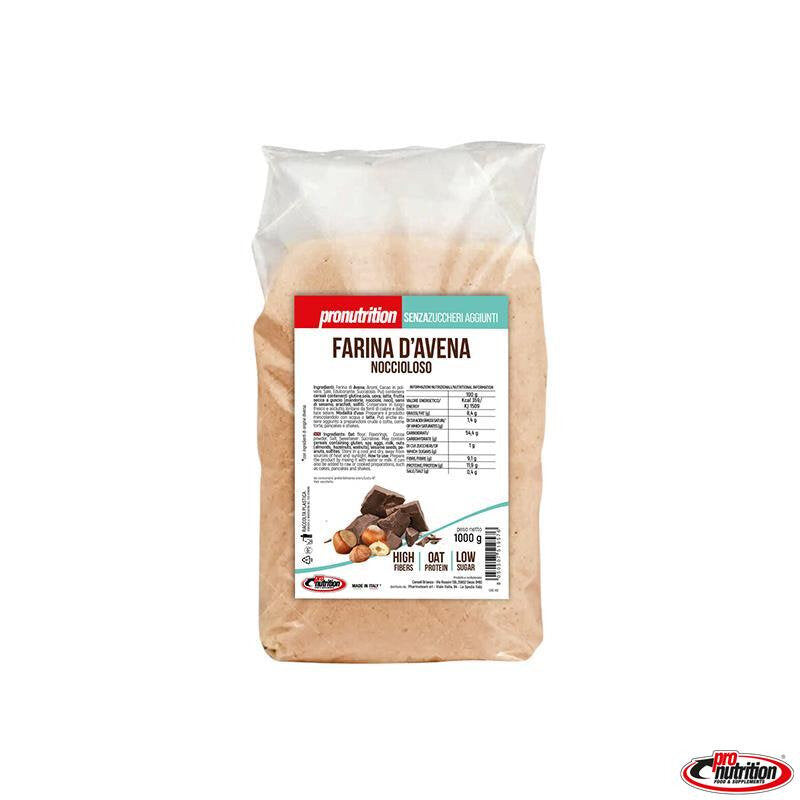 Pronutrition Farina D'Avena Gusto Nocciola 1kg-1