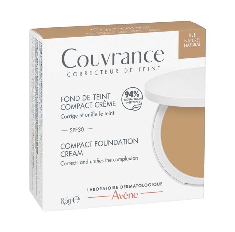 Eau Thermale Avène Couvrance Fondotinta Compatto In Crema Naturale-2