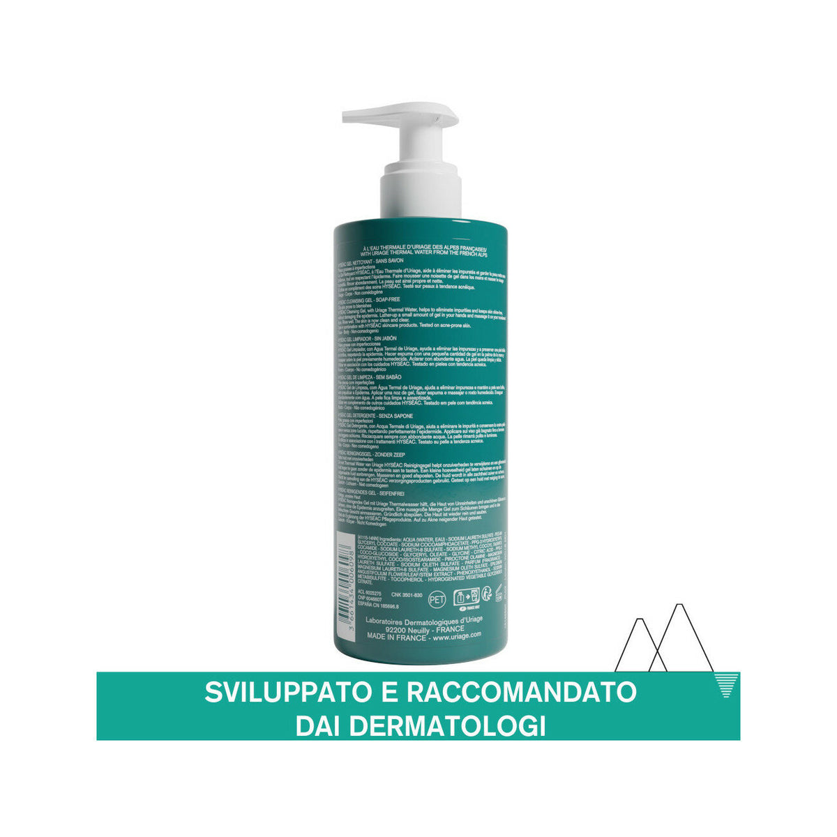 Uriage Hyséac Gel Detergente 500ml-1